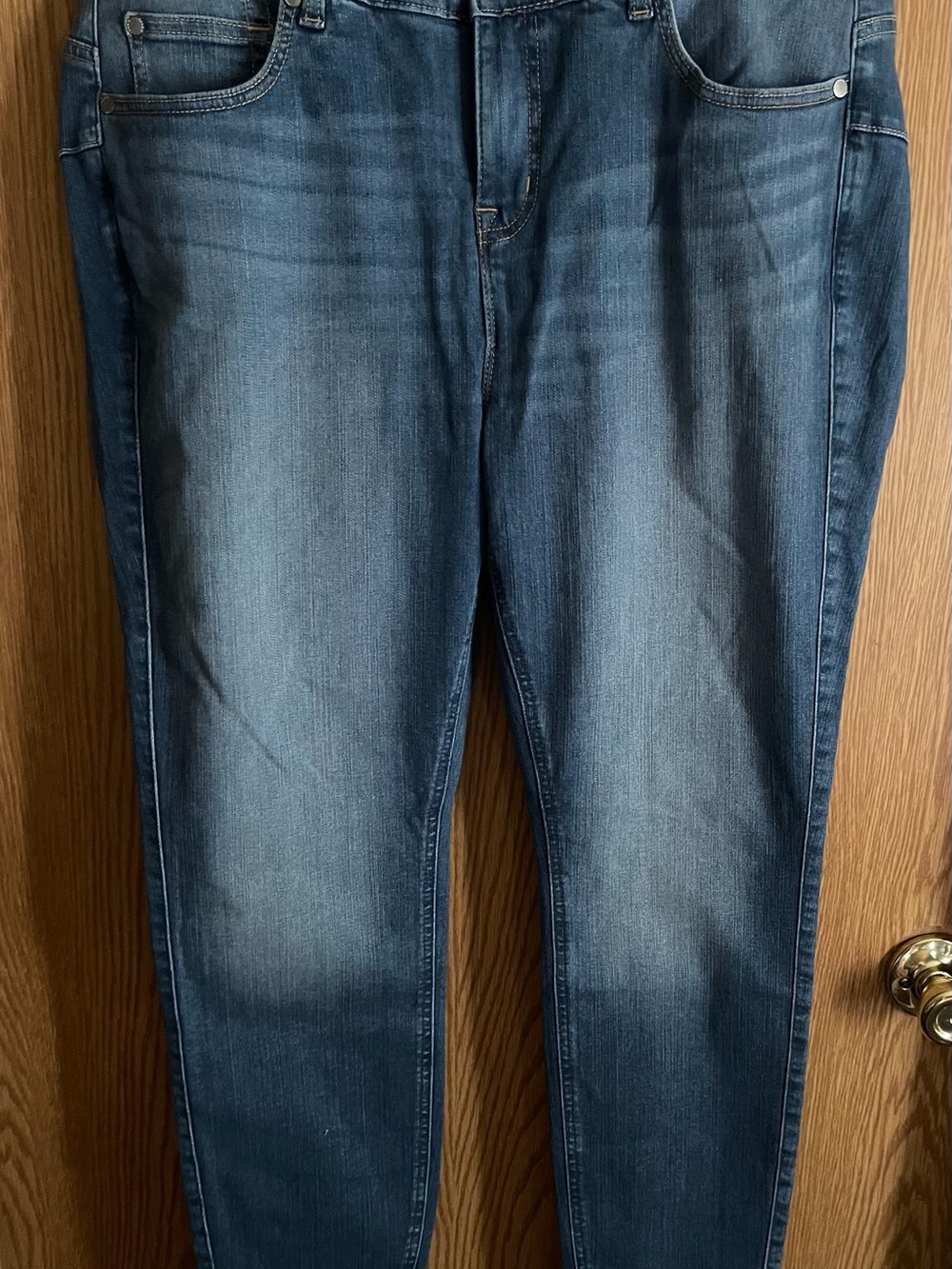 torrid blue skinny mid-rise jeans